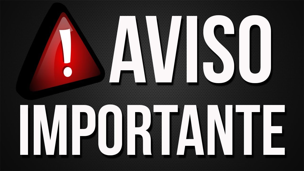 AVISO IMPORTANTE: estaremos en capacitación del 11 al 20 de agosto 2018