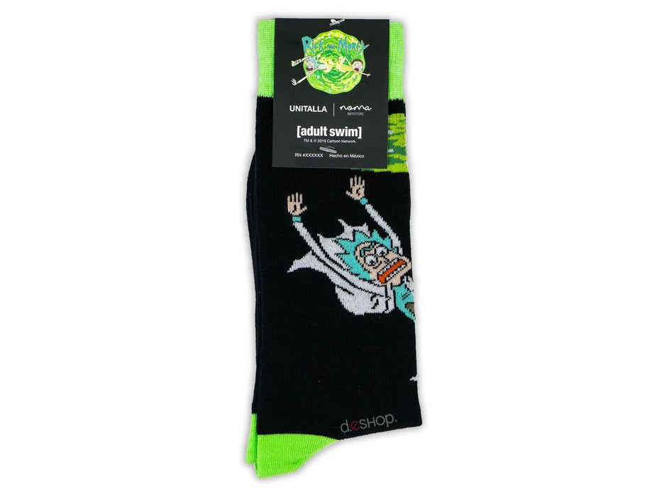 OFERTA Calceta : Rick & Morty Portal Gun de algodón unitalla