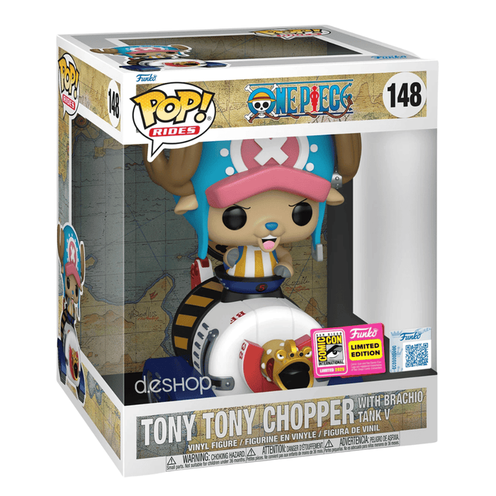 148 FUNKO POP : Tony Tony Chopper w/ brachio tank V - One Piece (rides limited edition SDCC 2026)