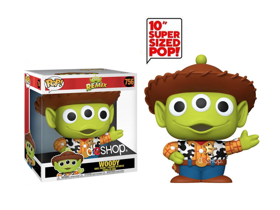 OFERTA 756 FUNKO POP Pixar : Alien remix Woody 10 pulgadas