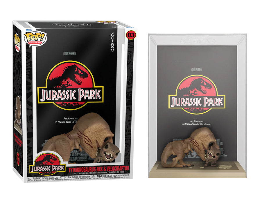 OFERTA 03 FUNKO POP movie posters : Tyrannosaurus Rex 6-Inch - Jurassic Park