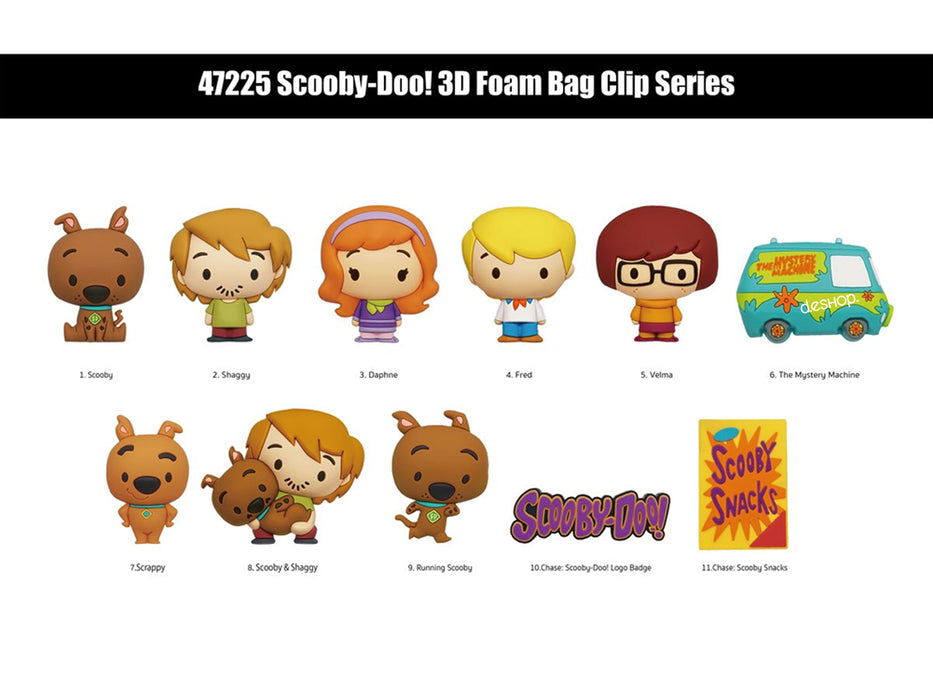 OFERTA Television : Scooby Doo keychain bag clip sobre sorpresa