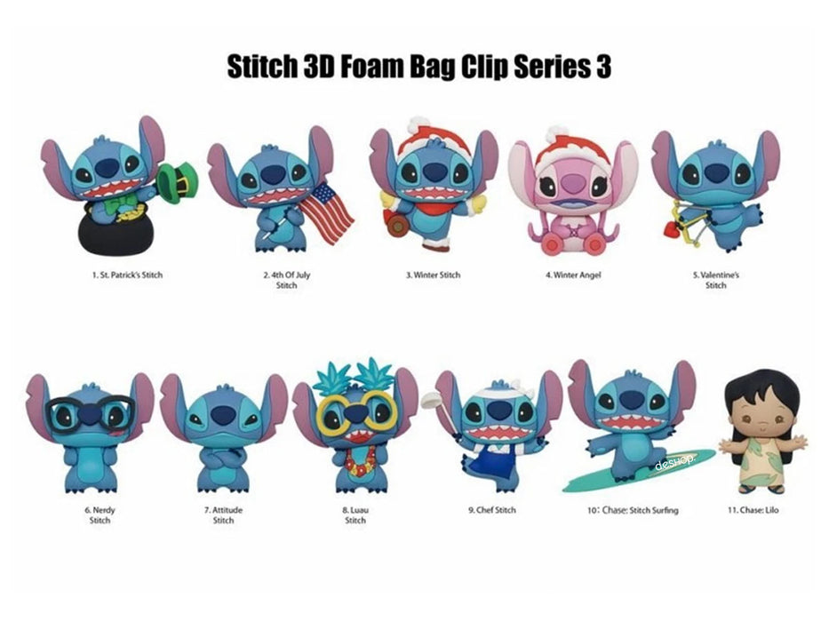 Disney : Lilo & Stitch keychain sobre sorpresa