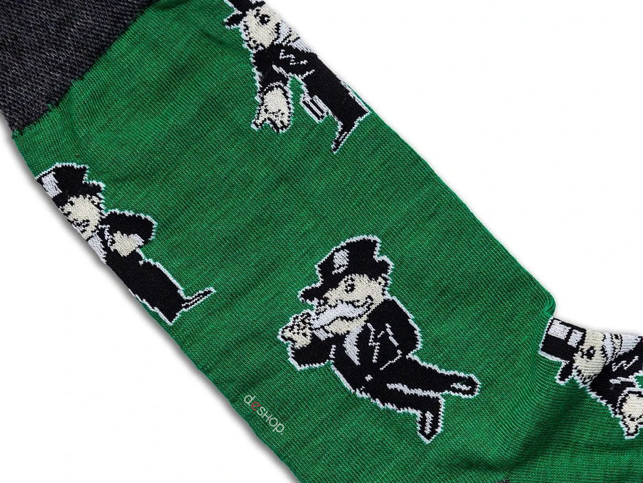 OFERTA Calceta : 3 pack Mr. Monopoly - algodón unitalla