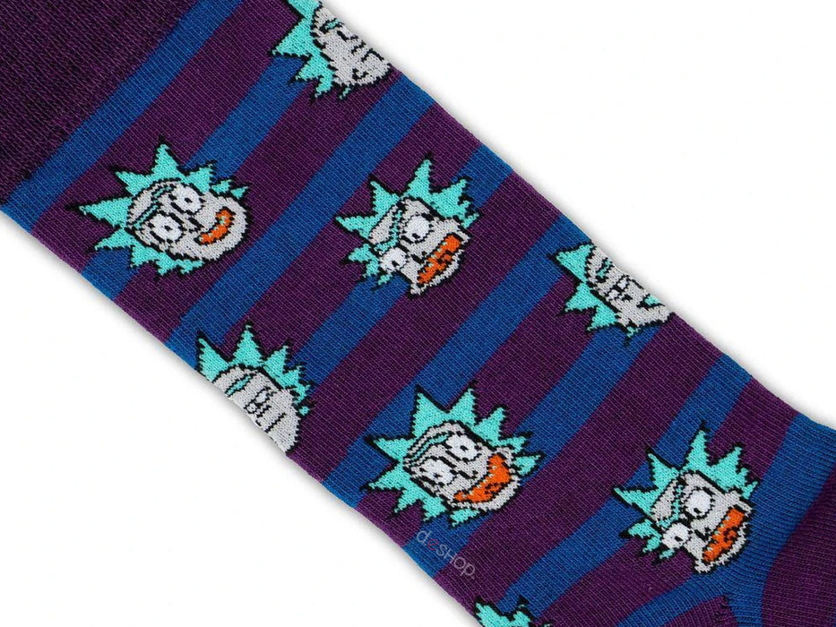 OFERTA Calceta : Rick & Morty Faces de algodón unitalla