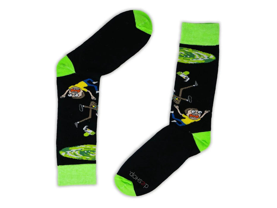 OFERTA Calceta : Rick & Morty Portal Gun de algodón unitalla