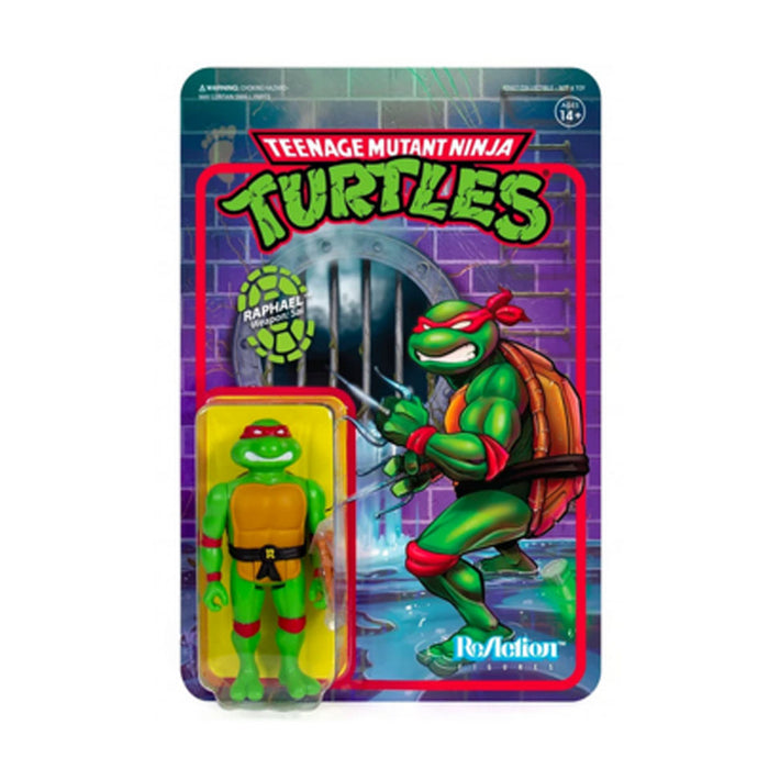 OFERTA Super 7 : Raphael Teenage Mutant Ninja Turtles ReAction wave 1A