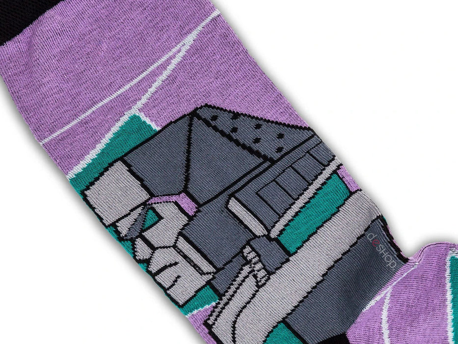 OFERTA Calceta : Transformers retro Optimus y Megatron de algodón unitalla