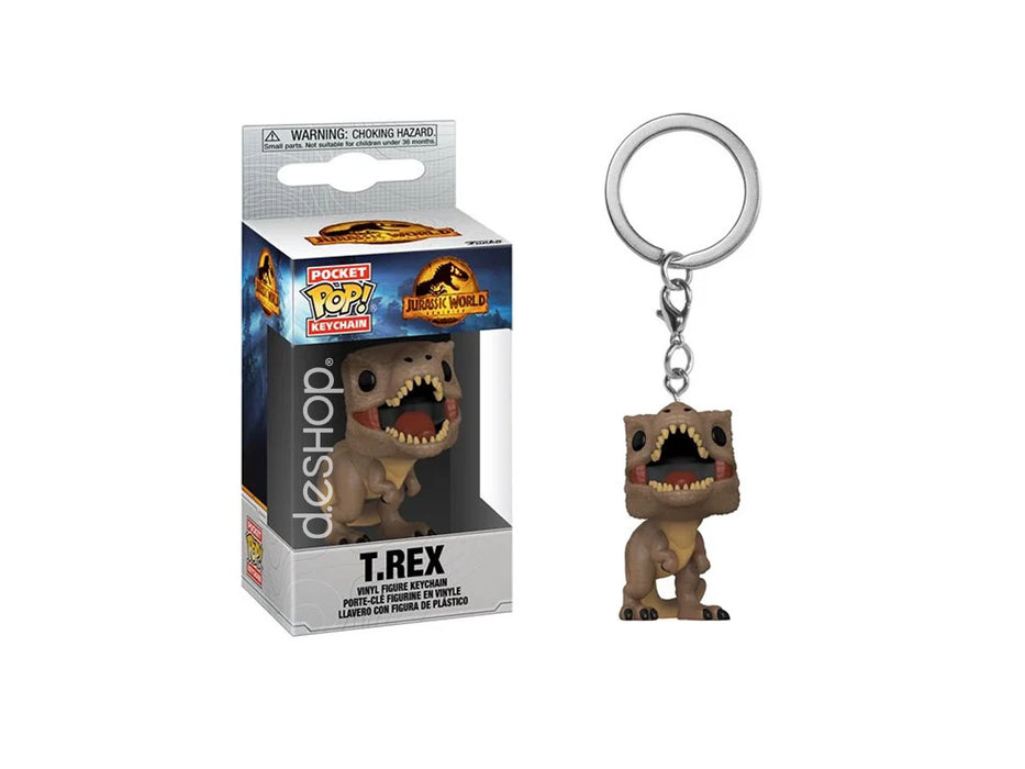 FUNKO POP keychain movies : T. Rex - Jurassic World Dominion